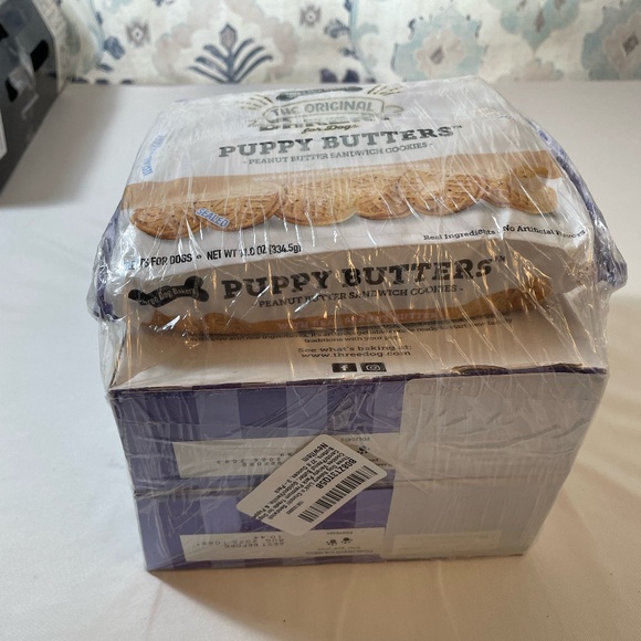 Treats- Three Dog Bakery Lick'n Crunch! Sandwich Cookies Variety Pack 3 Pack New - Picture 5 of 5